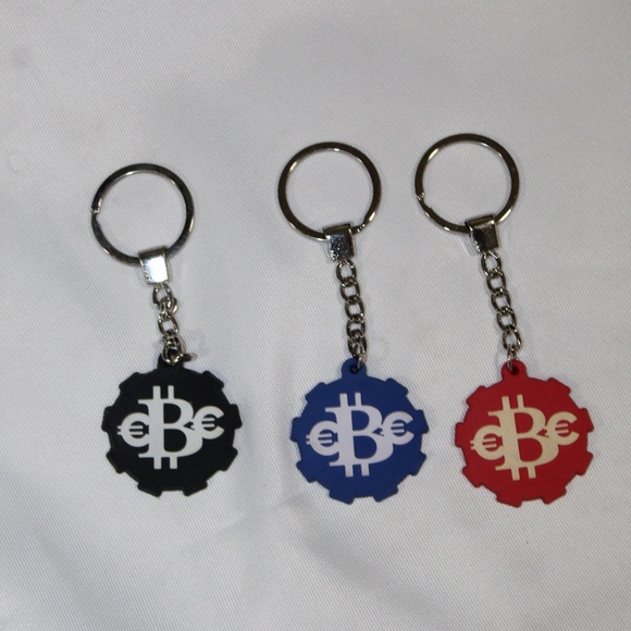 Everybody Eats Red/Blue/Black logo keychains. Set of 3 - Picture 1 of 1